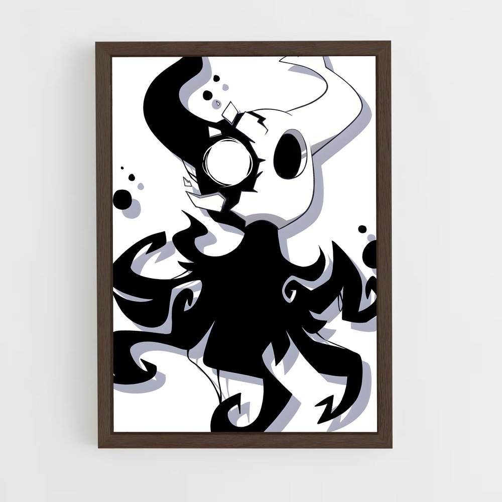 Poster Chat Noir – affiche Hollow Knight (vue 5)